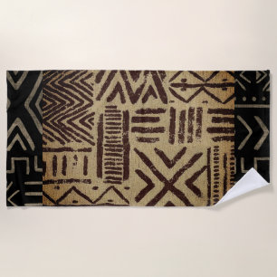 “Aged Earth Canvas” Beach Towel