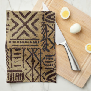 Aged Earth Canvas Kitchen Towel