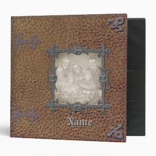 Aged Family Surname Photo Album binder