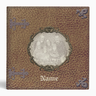 Aged Family Surname Photo Album Binder