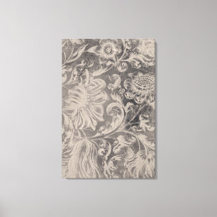 Aged Floral Canvas Print