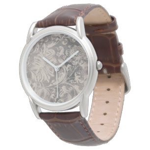 Aged Floral Watch