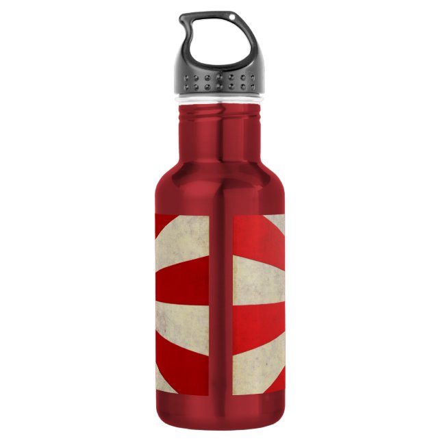 Aged Glory - Red, White and Blue 532 Ml Water Bottle (Back)