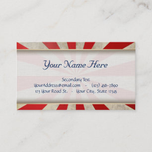 Aged Glory - Red, White and Blue Business Card