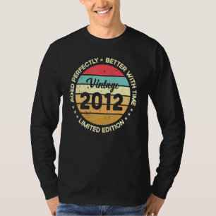 Aged Perfectly Better With Time Vintage 2012 1 T-Shirt