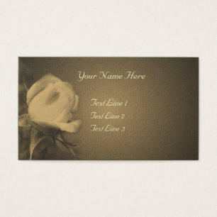 Aged Sepia Rosebud Flower