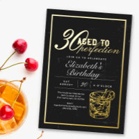Aged to Perfection 30th Birthday Party Whiskey