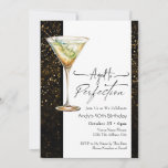 Aged to Perfection 40th Birthday Invitation<br><div class="desc">Birthday Cocktail/ martini graphic Invitations. Easy to personalize. All text is adjustable and easy to change for your own party needs. Simple Watercolor fruity drink  graphics. Invitations for him or her.  Any age,  just change the text. Aged to perfection theme</div>