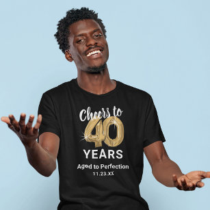 Aged to Perfection 40th Birthday T-Shirt