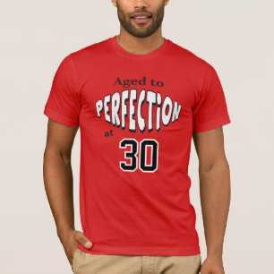 Aged to Perfection at 00   Add Name T-Shirt