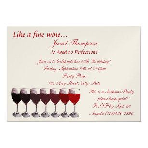 aged to perfection invitations announcements zazzle ca