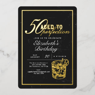Aged to Perfection Bourbon 50th Birthday Party