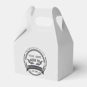 Aged to Perfection Favor Box