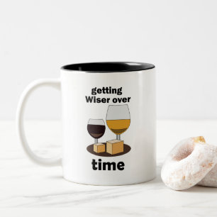 Aged To Perfection Getting Wiser Over Time Two-Tone Coffee Mug