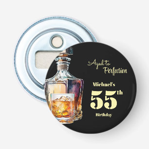 Aged to Perfection Men's 55th Whiskey Birthday Bottle Opener