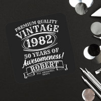 Aged To Perfection Personalized Vintage Birthday 
