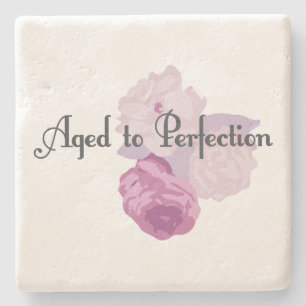 Aged to Perfection! Stone Coaster