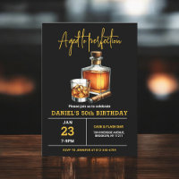 Aged to Perfection Whisky Cigar 50th Birthday 