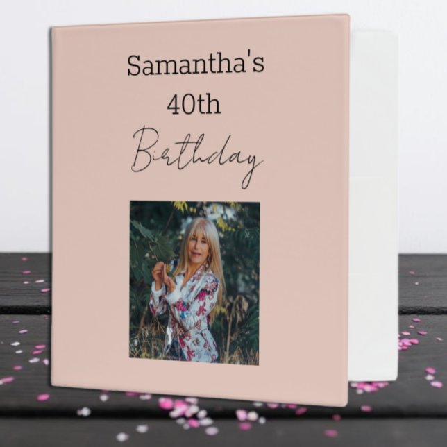 Aged To Perfection Wine 40th Birthday Album Binder (Creator Uploaded)