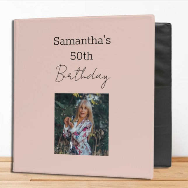 Aged To Perfection Wine 50th Birthday Album Binder (Creator Uploaded)