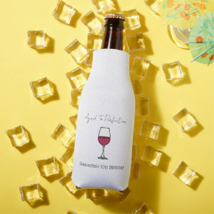 Aged To Perfection Wine 50th Birthday Bottle Cooler