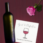 Aged To Perfection Wine 50th Birthday Napkin<br><div class="desc">Aged to perfection: wine themed adult milestone 50th birthday</div>