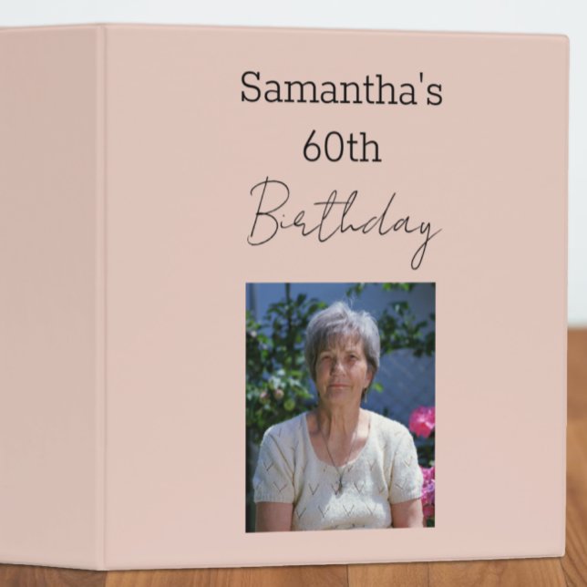 Aged To Perfection Wine 60th Birthday Album Binder (Creator Uploaded)