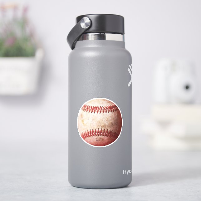 Aged Weathered Baseball Photograph (HydroFlask)