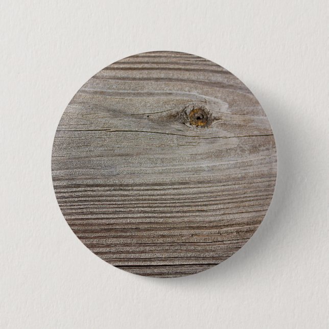 Aged Wood 2 Inch Round Button (Front)