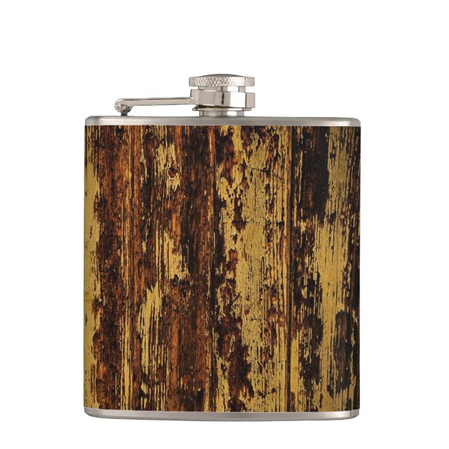 Aged Wood Flask (Front)