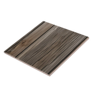 Aged wood imitation tile