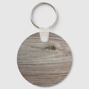 Aged Wood Keychain