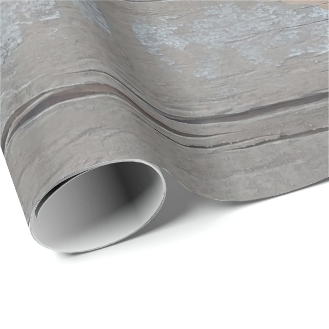 aged wood plank boards wrapping paper (Roll Corner)