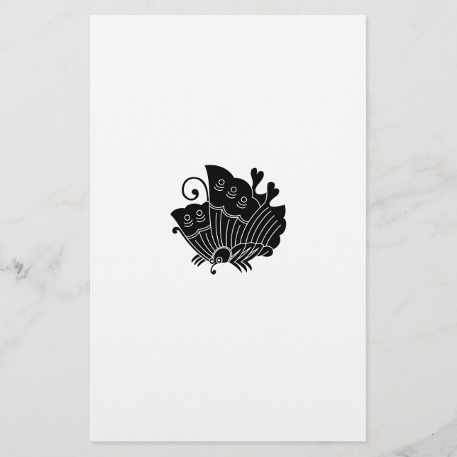 Ageha Butterfly Stationery (Front)