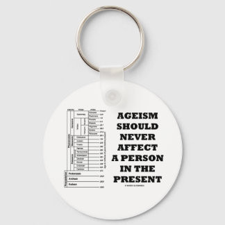 Ageism Should Never Affect A Person In The Present Keychain