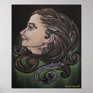 Ageless Beauty Poster by Benji Paffel