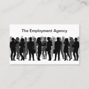 Agence de l'emploi Recruteur Cartes de visite
