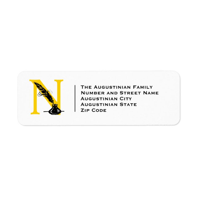 Agence NOTAIRE moderne Adresse de retour (Devant)