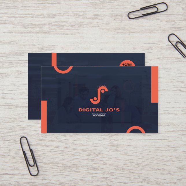 Agency Business Card (Front/Back In Situ)