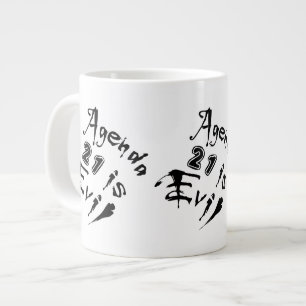 Agenda 21 is Evil Large Coffee Mug