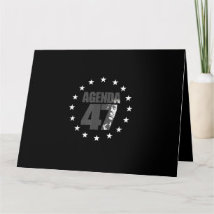 Agenda 47 Patriotic Trump Re-Election Campaign Des Card