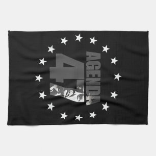 Agenda 47 Patriotic Trump Re-Election Campaign Des Kitchen Towel