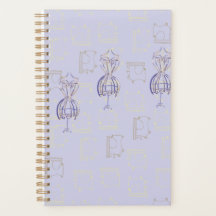 Agenda con diseño de maniquí.