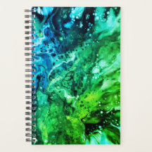 Agenda d'artiste. Motif abstrait. Anetka.