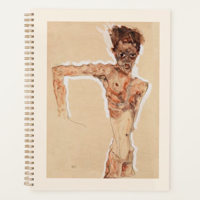 AGENDA: EGON SCHIELE : AUTO-PORTRAIT (Devant)