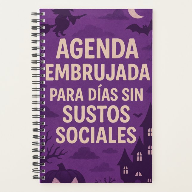 Agenda embrujada pequeña tapa blanda  (Devant)
