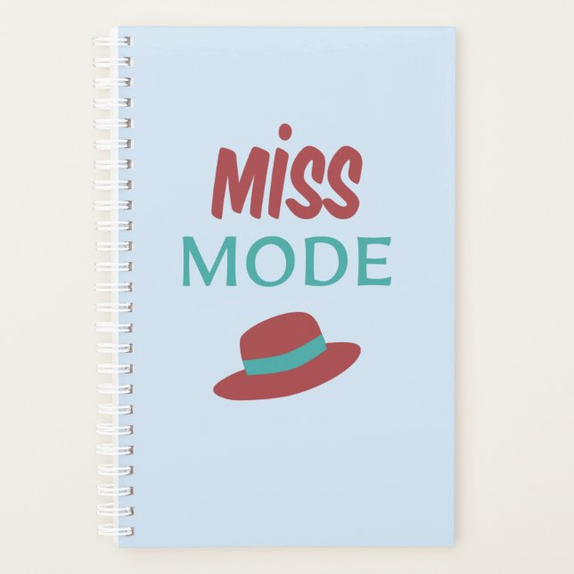 Agenda Miss Mode. Idée Cadeau Femme (Devant)