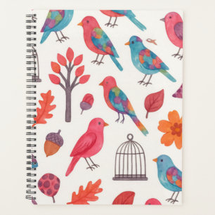 Agenda Pássaros e Flores DESING