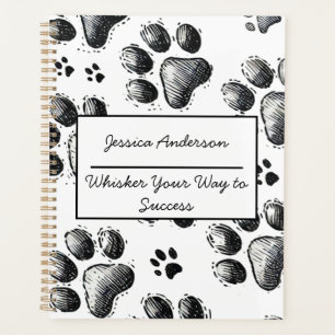 Agenda personnalisable pour amateur de chats avec