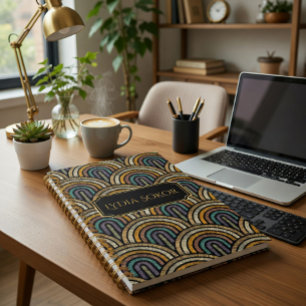 Agenda personnalisé de style brodé